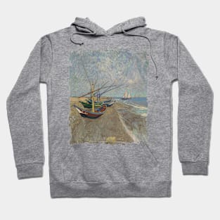 van gogh fishing boats Hoodie